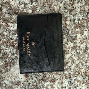 Kate Spade Elegant Black Card Holder